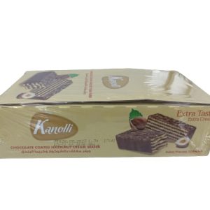 kanolli Chocolate Coated Hazelnut Cream wafer 12 X 38 Gm