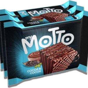 My Motto Crispy Wafer Cocoa & Cocoa 30 Gm x 5 Pcs