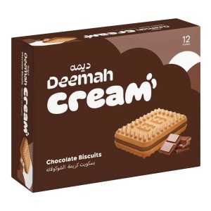 Deemah Cream Chocolate Biscuits 12Packets