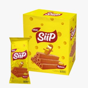 Nabati Siip Wrapz Richeese Cheese Flavour Coated Snack 17. 50gm X 12 Pieces