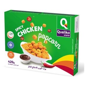 Qualiko Spicy Chicken Popcorn 420 Gm