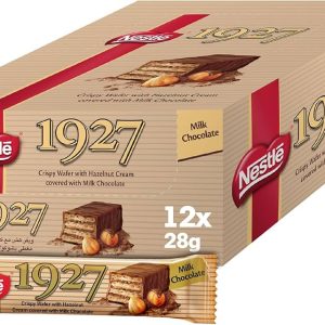 Nestle Crispy Wafer With Hazelnut Cream Covered with Milk Chocolate 28gm X 12 Pieces