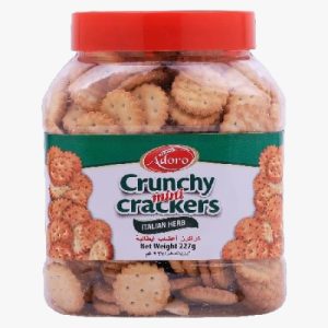 Adoro Crunchy Mini crackers Italian Herb 227 gm