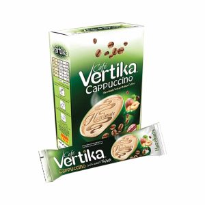 Vertika Cappuccino Hazelnut Instant Italian Coffee 18 g X 10 Sachet