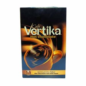 Vertika Hot Chocolate Rich With Foam Coffee 18 g X 10 Sachet